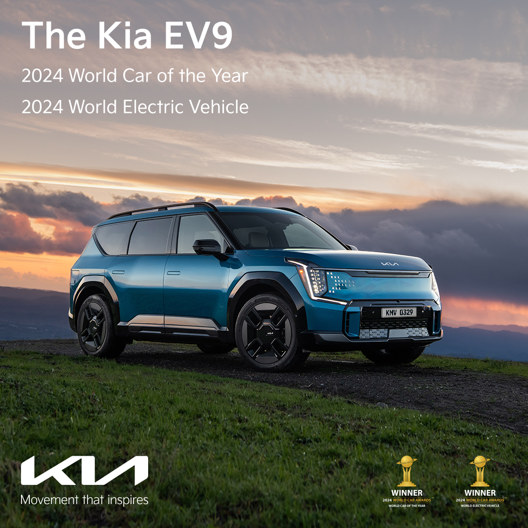 Kia EV9 secures double win at the 2024 World Car Awards EVStory